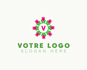 Tulip - Tulip Wreath Decor logo design