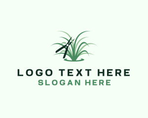 Landscaping - Lawn Grass Cutter logo design