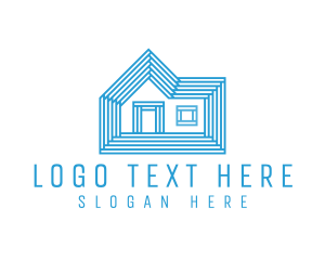 Land Developer - Modern House Property logo design