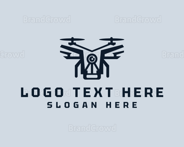 Drone Camera Quadcopter Logo