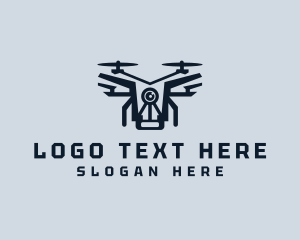 Drone - Drone Camera Quadcopter logo design