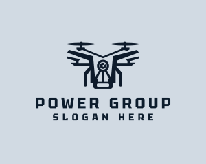 Drone Camera Quadcopter Logo