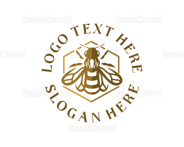 Honey Bee Wings Logo