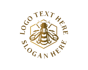 Honey - Honey Bee Wings logo design