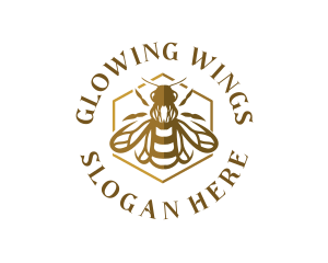 Honey Bee Wings logo design