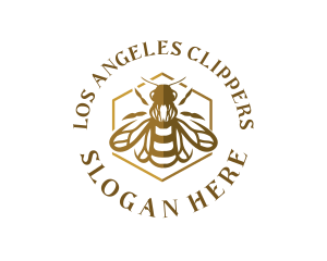 Beekeeper - Honey Bee Wings logo design