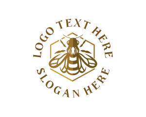 Honey Bee Wings Logo