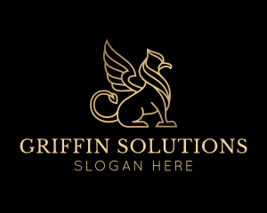 Griffin - Gold Premium Griffin logo design