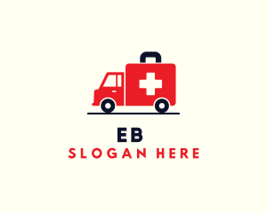 Transportation - Medical Emergency Ambulance logo design
