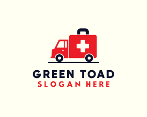 Medical Emergency Ambulance logo design