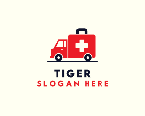 Medical Emergency Ambulance logo design