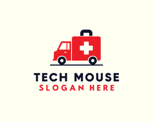 Medical Emergency Ambulance logo design