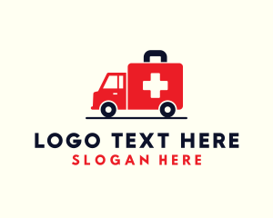 Urgent - Medical Emergency Ambulance logo design