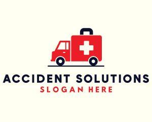 Medical Emergency Ambulance logo design