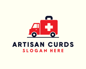 Medical Emergency Ambulance logo design