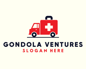 Medical Emergency Ambulance logo design