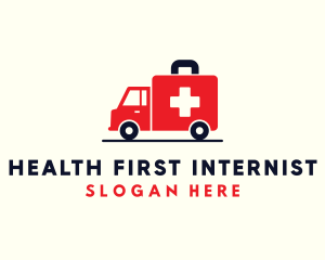 Medical Emergency Ambulance logo design