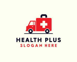 Medical Emergency Ambulance logo design