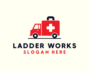 Medical Emergency Ambulance logo design