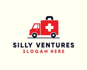 Medical Emergency Ambulance logo design