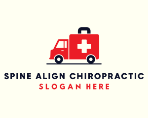 Medical Emergency Ambulance logo design