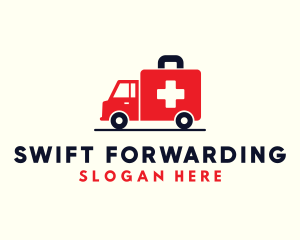 Medical Emergency Ambulance logo design