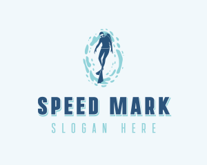 Athletic Scuba Diving logo design