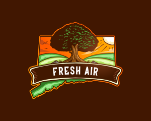 Connecticut Oak Field logo design