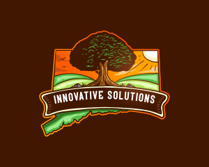 Connecticut Oak Field logo design