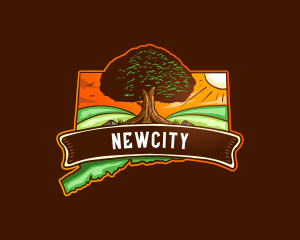 Connecticut Oak Field logo design