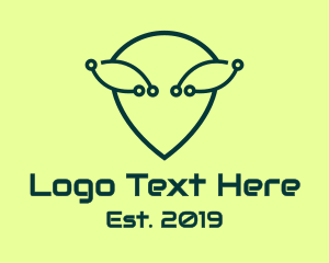 Technology - Alien Cyber Tech logo design