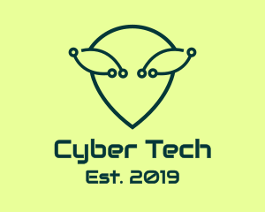 Alien Cyber Tech logo design