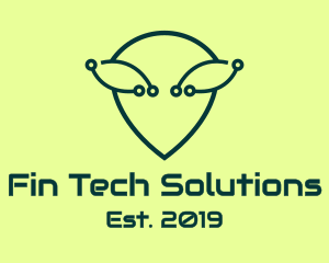 Alien Cyber Tech logo design