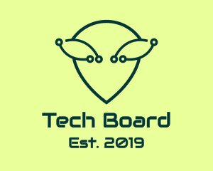 Alien Cyber Tech logo design