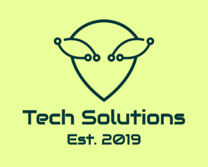 Tech - Alien Cyber Tech logo design