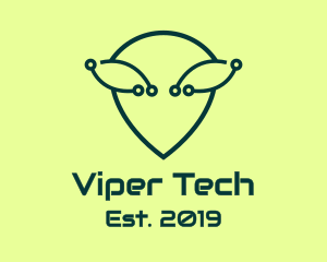 Alien Cyber Tech logo design