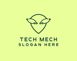 Alien Cyber Tech logo design