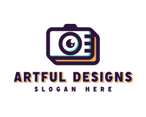 Camera Photoshoot Photographer logo design