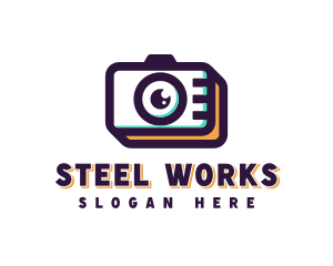 Camera Photoshoot Photographer logo design