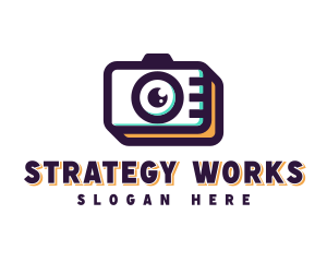 Camera Photoshoot Photographer logo design