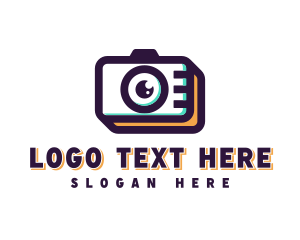 Vlogger - Camera Photoshoot Photographer logo design