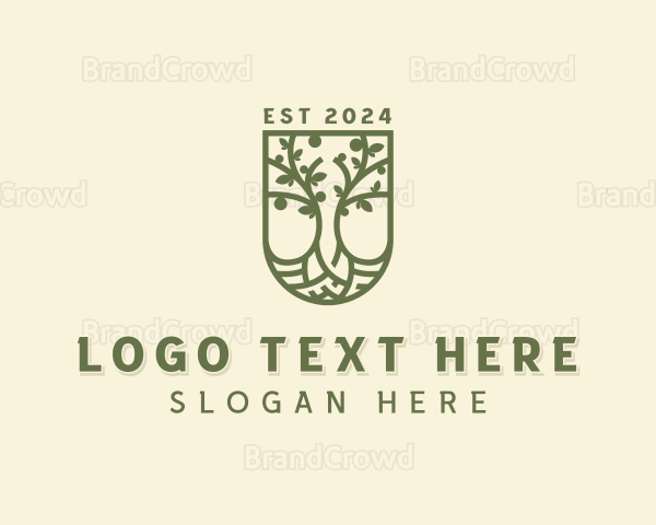 Eco Planting Shield Logo