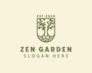 Eco Planting Shield logo design