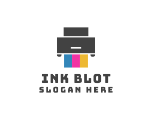 Print Printer Ink logo design