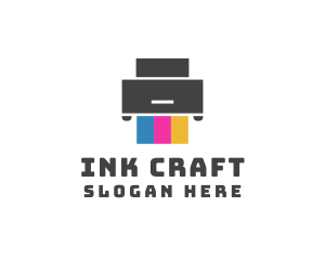 Ink - Print Printer Ink logo design