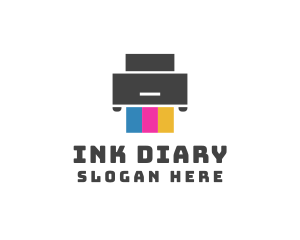 Print Printer Ink logo design