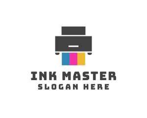 Print Printer Ink logo design