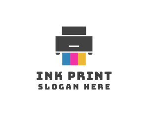 Print Printer Ink logo design
