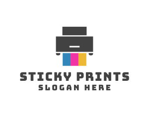 Print Printer Ink logo design