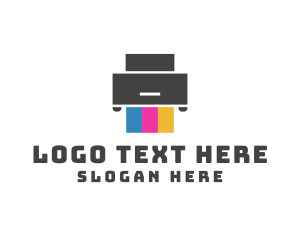 Inkjet - Print Printer Ink logo design